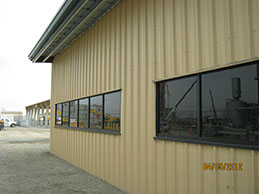 Metal Building Construction Finished Exterior Image