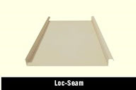 Loc Seam Roof Panel for a Steel Building