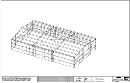 Metal Buildings Construction and Erector Plans